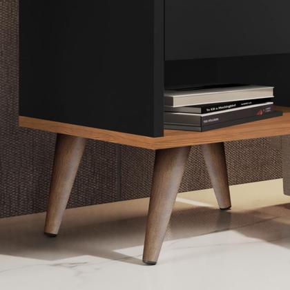 Imagem de Mesa de Cabeceira para Quarto com 1 Gaveta e Pés Retrô Sleep - Várias Cores