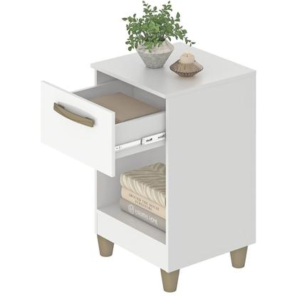 Imagem de Mesa de Cabeceira Prada 1 Gaveta 62,2x38,5x37,5 Cm