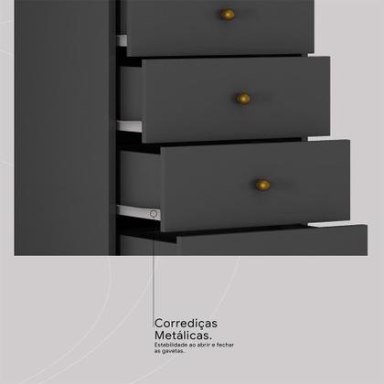 Imagem de Mesa de Cabeceira Presence 4 GV Grafite