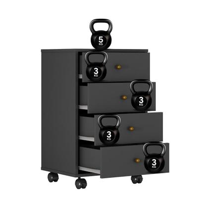 Imagem de Mesa de Cabeceira Presence 4 GV Grafite