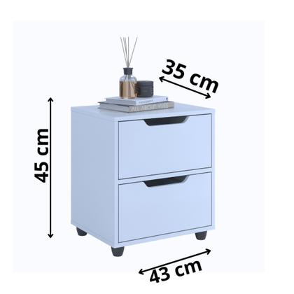 Imagem de Mesa de Cabeceira Prime Sala Retrô Pés Anti-Umidade Lançamento Cor - Varias Cores