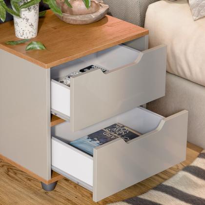 Imagem de Mesa de Cabeceira Prime Sala Retrô Pés Anti-Umidade Lançamento Cor - Varias Cores