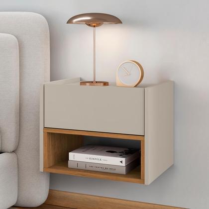 Imagem de Mesa de Cabeceira Quarto Florença Suspensa com 1 Gaveta