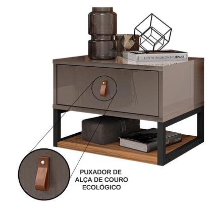 Imagem de Mesa de Cabeceira Quarto Sigma 1 Gaveta