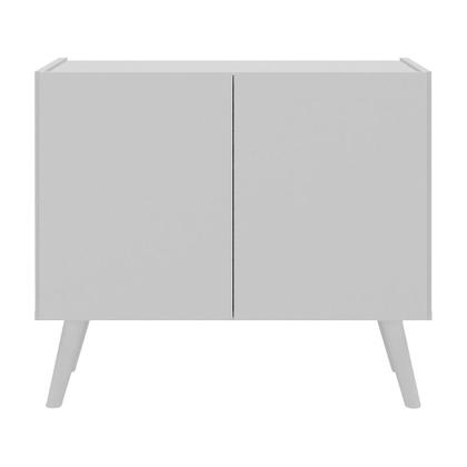 Imagem de Mesa de Cabeceira Retrô 2 Portas Multimóveis MP4133