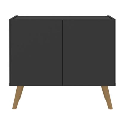 Imagem de Mesa de Cabeceira Retrô 2 Portas Multimóveis MP4133