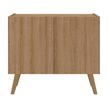 Imagem de Mesa de Cabeceira Retrô 2 Portas Multimóveis MP4133