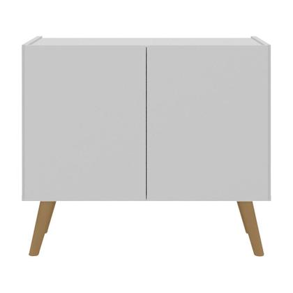 Imagem de Mesa de Cabeceira Retrô 2 Portas Multimóveis MP4133