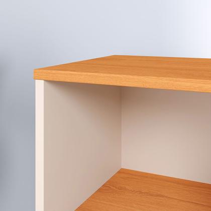 Imagem de Mesa de cabeceira retro com prateleira bide Charme Criado Quarto