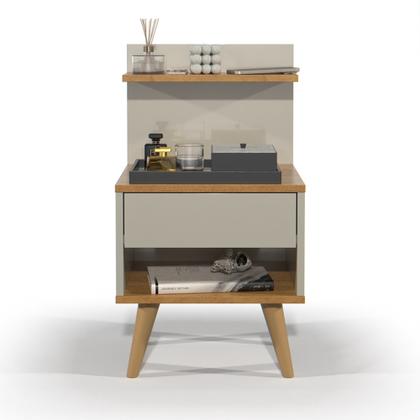 Imagem de Mesa De Cabeceira Retrô Pés Palito 1 Gaveta Retro - Sleep - Várias Cores