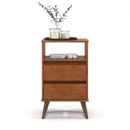 Imagem de Mesa De Cabeceira Retrô Roma Freijó - EJ Móveis