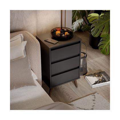 Imagem de Mesa de Cabeceira Retro Wood - EJ Móveis