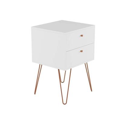 Mesa de Cabeceira Sezana 2 GV Branca - Mobly Imagem de Mesa de Cabeceira Sezana 2 GV Branca