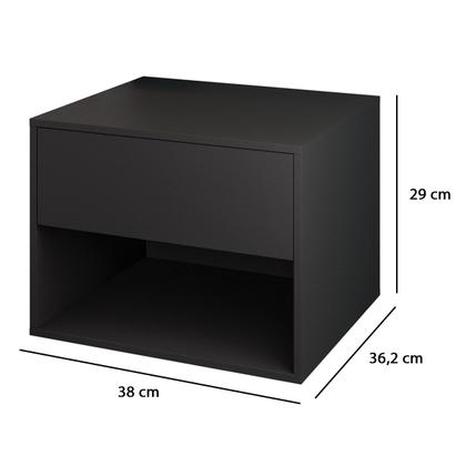 Imagem de Mesa de Cabeceira Suspensa 1 gaveta e nicho