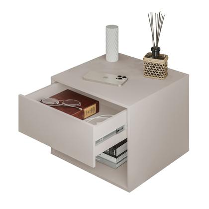 Imagem de Mesa de Cabeceira Suspensa 1 gaveta e nicho