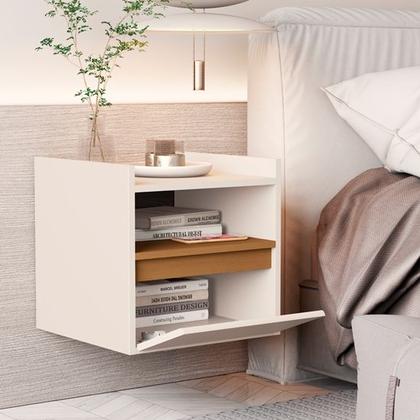 Imagem de Mesa de Cabeceira Suspensa 1 Porta Michele - Cores - MJM Casa dos Moveis