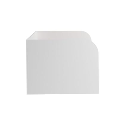 Imagem de Mesa de Cabeceira Suspensa Branca em Aço Linha Home Padrão Morphi Design 45cm 