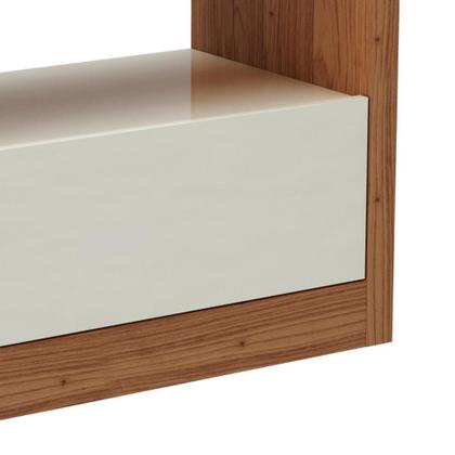 Imagem de Mesa de Cabeceira Tânia 1 GV Freijó e Off White