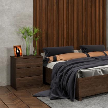 Imagem de Mesa de Cabeceira Veronna 3 Gavetas Tcil