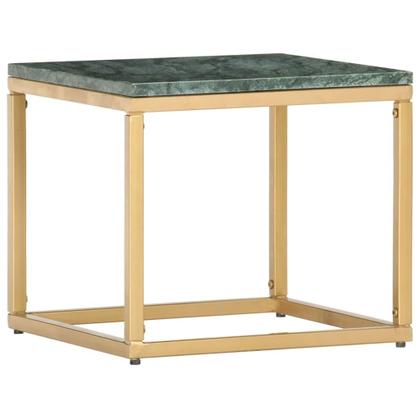 Imagem de Mesa de café vidaXL Green Real Stone com textura de mármore