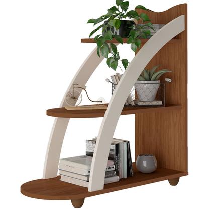 Imagem de Mesa de Canto Andes Cedro/Off White - Artely Móveis