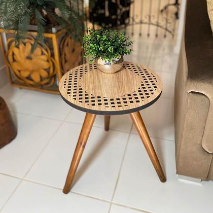 Imagem de Mesa De Canto Apoio Grande Decor Tamako - Ref 06 Madeira