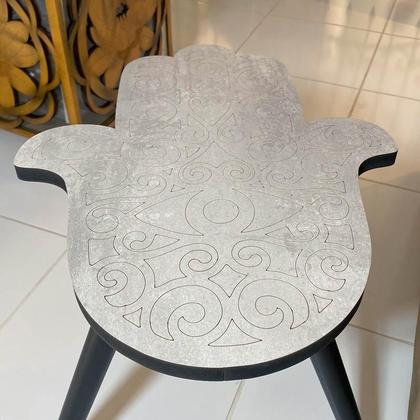 Imagem de Mesa De Canto Apoio Pequena Decor Tamako - Ref 07 Concreto