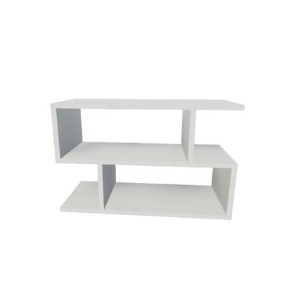 Mesa de Canto Branca Branco Mesinha Auxiliar de Sofa Sala Mesa Lateral Cama Branco - SIDNEYCARV MÓVEIS Imagem de Mesa de Canto Branca Branco Mesinha Auxiliar de Sofa Sala Mesa Lateral Cama Branco
