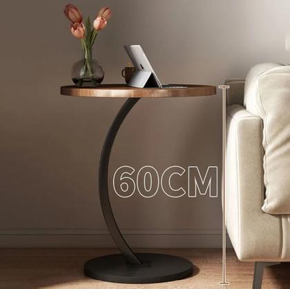 Imagem de Mesa De Canto Compacta Para Sofás E Poltronas Com Design Moderno Estável