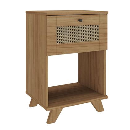 Imagem de Mesa de Canto Decor 1 Gaveta Carvalho - Pnr Móveis