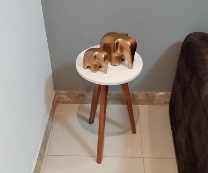 Imagem de Mesa de Canto e Apoio Lateral Eiffel Off White