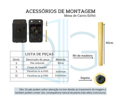 Imagem de Mesa de Canto e Apoio Lateral Eiffel Off White