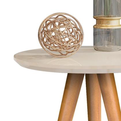 Mesa De Canto Mesinha Apoio Sofá Aparador Lateral Sala Decor Classic Off White - Comprou Chegou Imagem de Mesa De Canto Mesinha Apoio Sofá Aparador Lateral Sala Decor Classic Off White