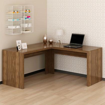 Imagem de Mesa de Canto para Escritório em L Angular MDP