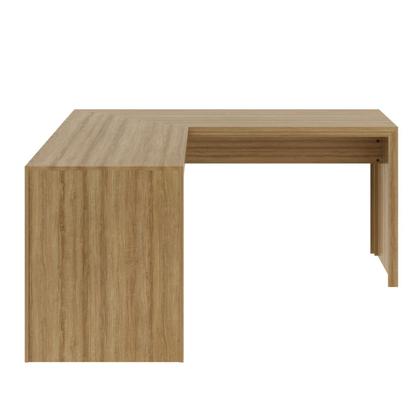 Imagem de Mesa de Canto para Escritório Office Angular ME4116 Amêndoa