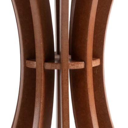 Mesa De Canto Redonda Lateral Sofá Cálice 40cm Altura Branco - B&D Artigos para Decoração Imagem de Mesa De Canto Redonda Lateral Sofá Cálice 40cm Altura Branco
