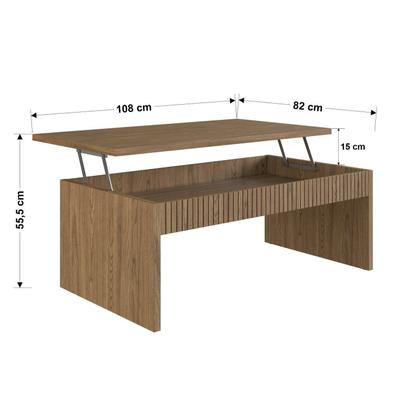 Imagem de Mesa de Centro Articulada para Sala de Estar Brisa