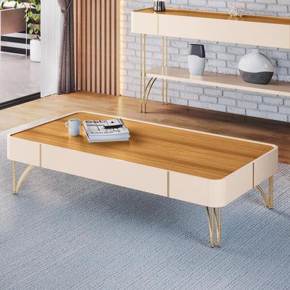 Imagem de Mesa de Centro Cadenza com Pés em Aço