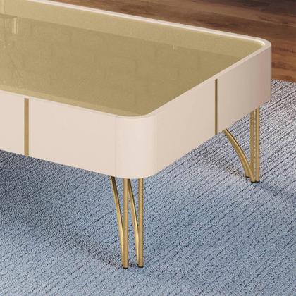 Imagem de Mesa de Centro Cadenza com Pés em Aço