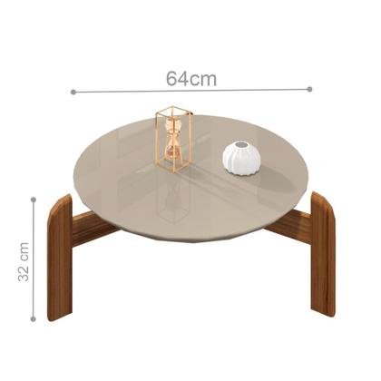 Imagem de Mesa de Centro Chris Off White Cedro