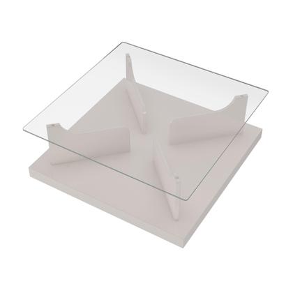 Imagem de Mesa de Centro Clear Off White Artely