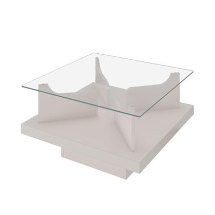 Imagem de Mesa de Centro Clear Off White Artely