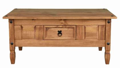 Imagem de Mesa de Centro com 1 Gaveta 100%madeira maçiça