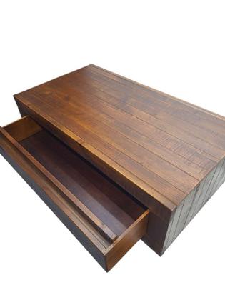 Imagem de Mesa de Centro com gaveta Madeira Maciça Toronto
