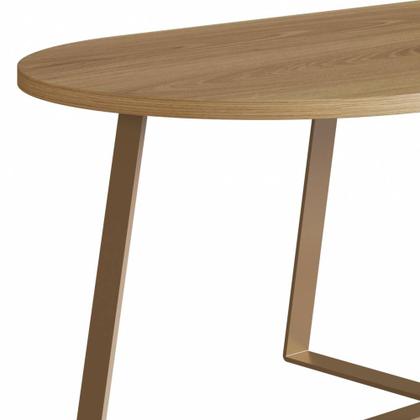 Imagem de Mesa de Centro com pés metálicos 90x45cm Complementos Artesano