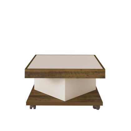 Imagem de Mesa de Centro com Rodízio Quadrada Saara