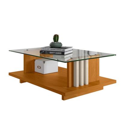 Imagem de Mesa De Centro Com Vidro Frizz - 7 Decor