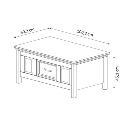 Imagem de Mesa de Centro de Madeira Sala de Estar