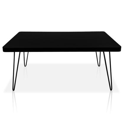 Imagem de Mesa de Centro Dublin Retangular em Aço e MDF Clean - Preta