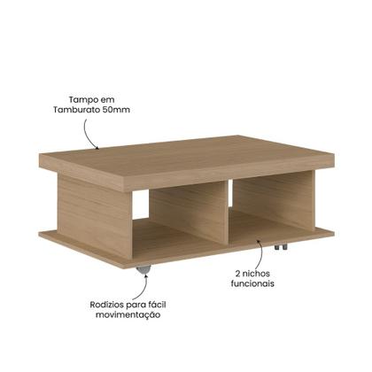 Imagem de Mesa de Centro Dunas em Tamburato Artely